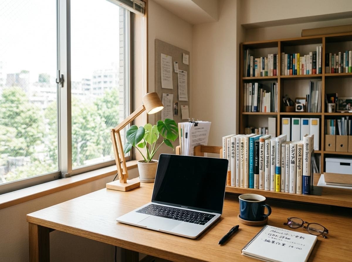 株式ガイドブックの編集チームの様子